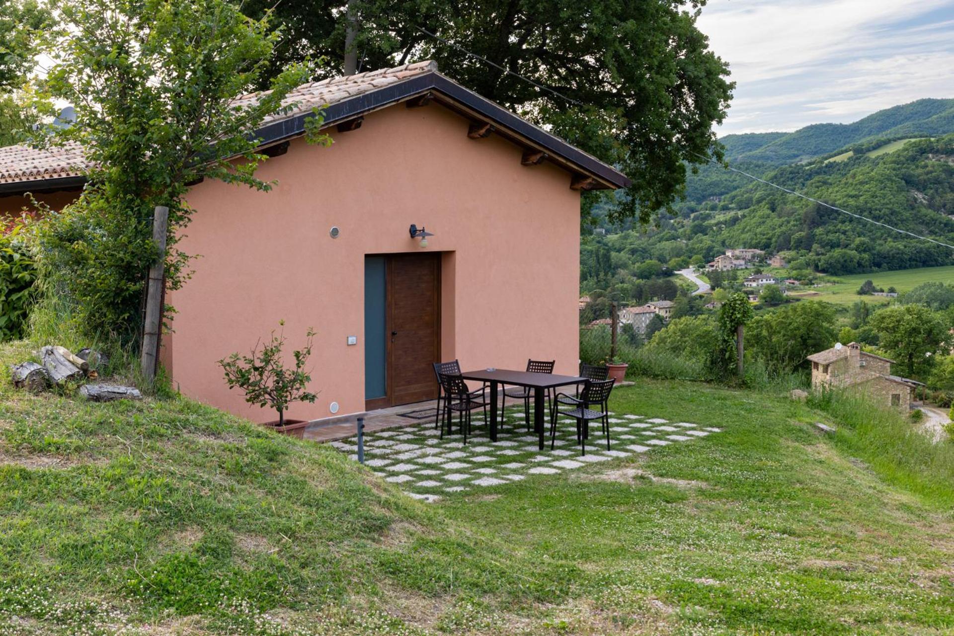피아노 델레 피에베 Relais Parco Del Subasio 빌라 외부 사진